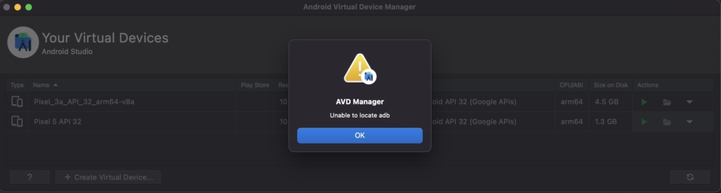 androidstudio-AVDmanager