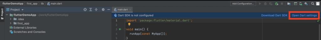 androidstudio-dart-SDK-setting