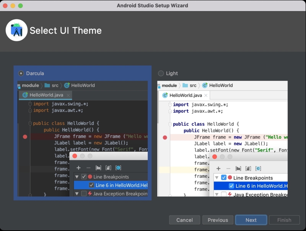 AndroidStudio-UI-theme